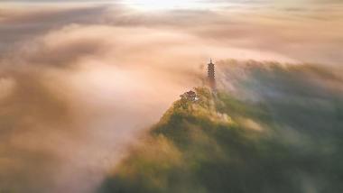 江门鹤山大雁山：踏遍春山 雁影波光