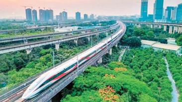 乘高铁到岭南赏花