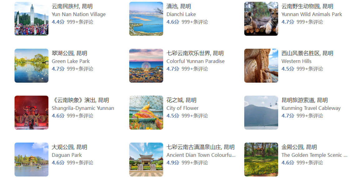 昆明旅游路线怎么规划？昆明旅游攻略必去景点打卡榜..