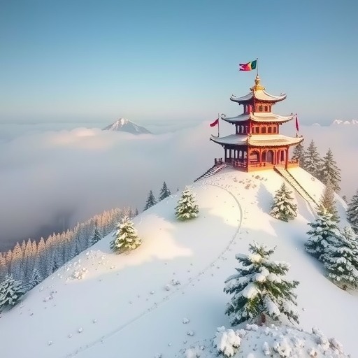 长白山备好粉雪“云顶天宫”邀游客到访