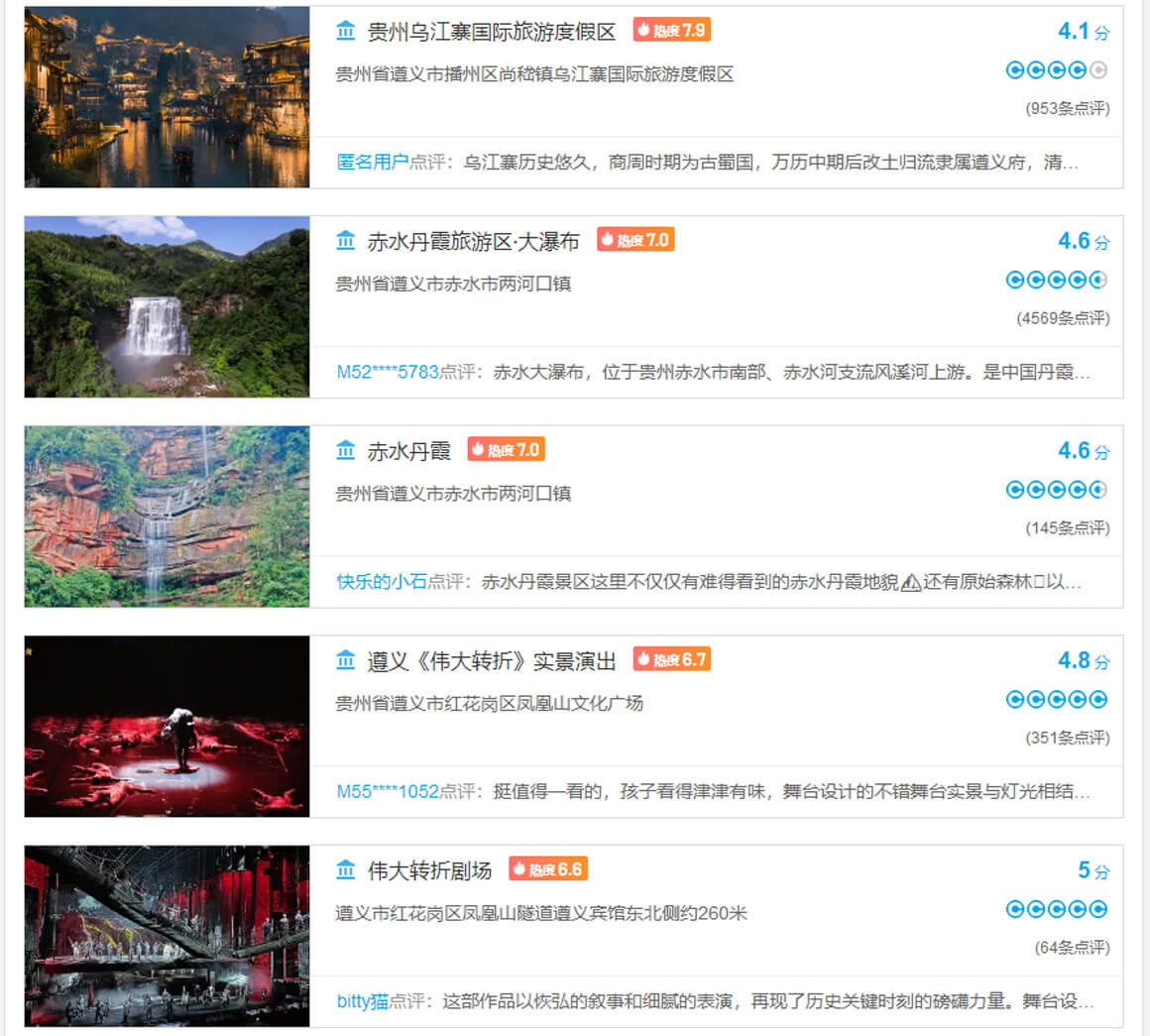 贵州遵义最值得去的景点有哪些？遵义旅游攻略必玩的景点打卡榜..