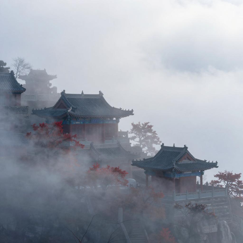 岱宗秋深 云涛漫染“仙”气十足