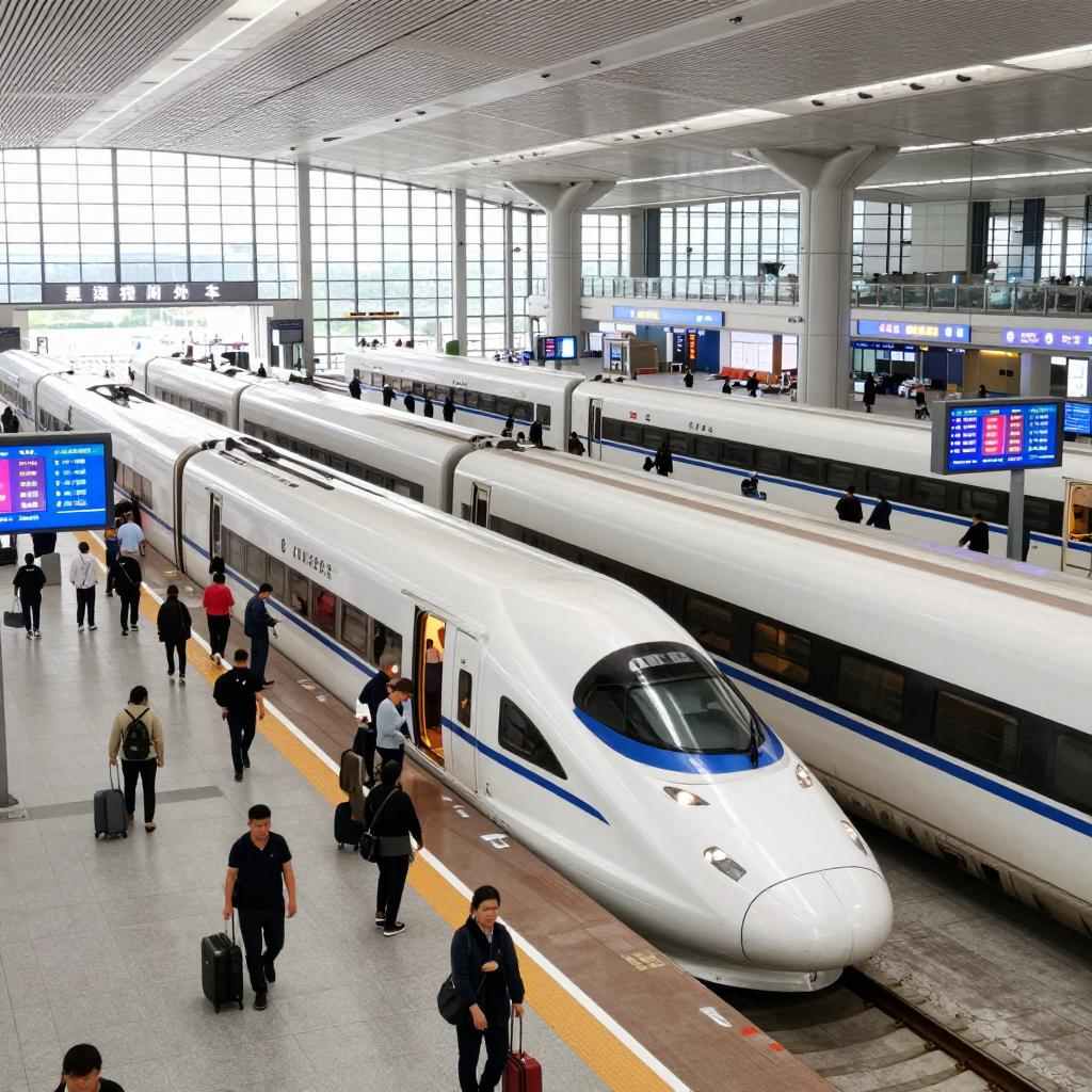 今年1至10月全国铁路发送旅客39.5亿人次