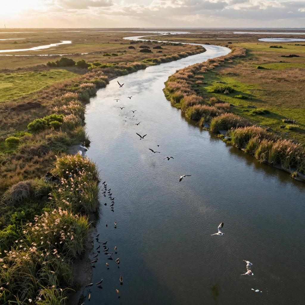 黄河三角洲国家级自然保护区迎来大批越冬候鸟
